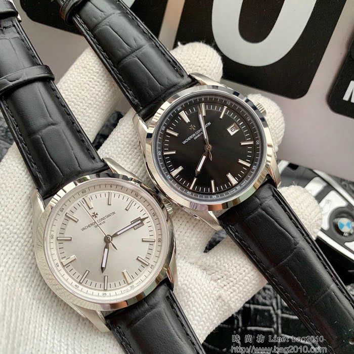 江詩丹頓 Vacheron Constantin 傳承系列 8215西鐵城機械機芯 經典大三針 小牛皮錶帶 精選男士腕表  wssb3850
